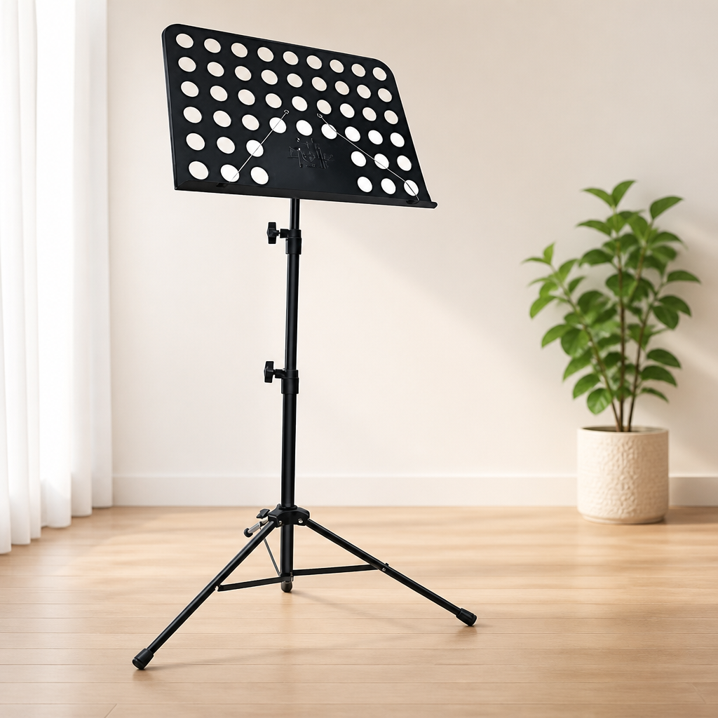 1/2/3 Pack Sheet Music Stand, Adjustable Music Stand with Carrying Bag, Professional Music Book Holder Music Sheet Clip Holder for Guitar, Ukulele, Violin Players(Standard Version, 1 Pack)