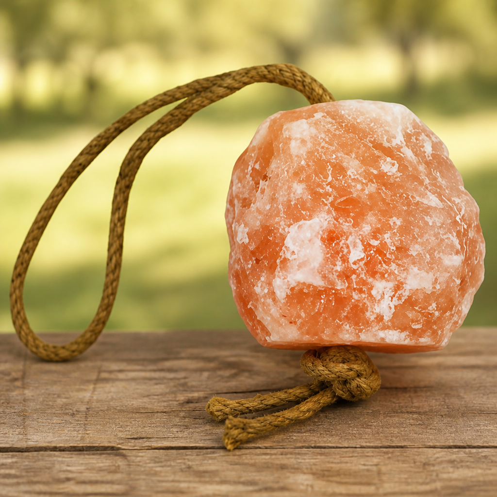 Horsemen's Pride Himalayan Salt Block on Rope for Horses, 2.2 Pounds, SS22