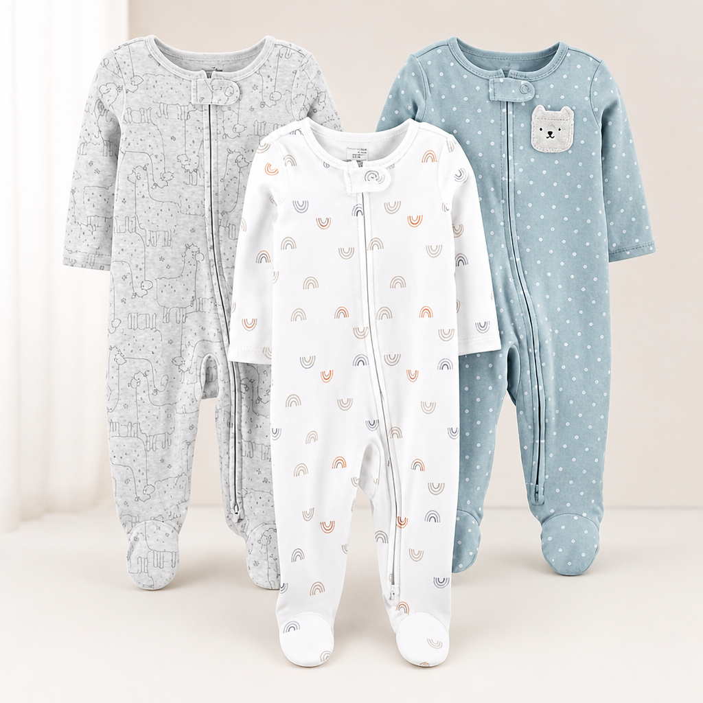 Simple Joys by Carter's Baby 3-Pack Neutral Sleep and Play