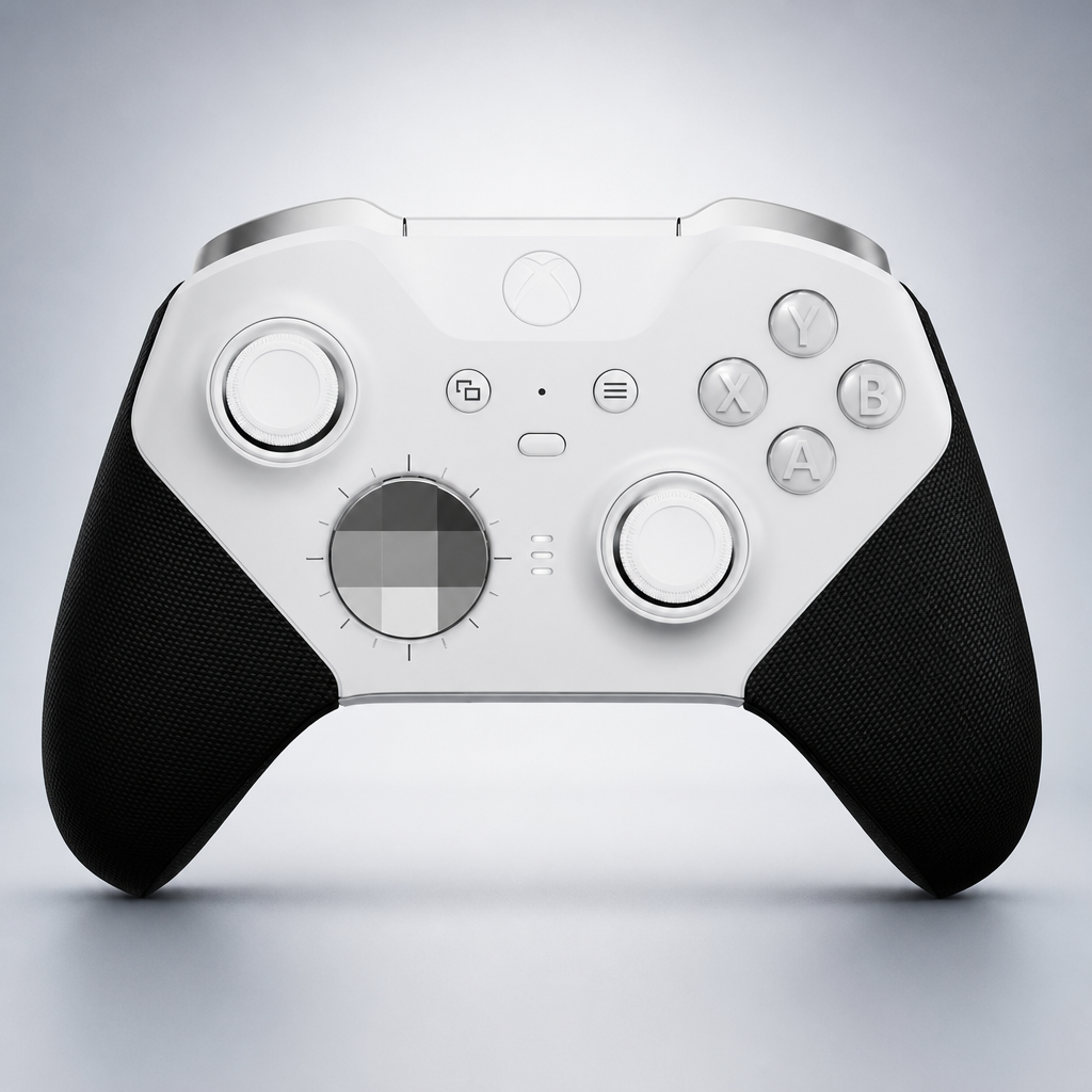 Xbox Wireless Gaming Controller | Elite Series 2 Core | Robot White | Console, PC, and Cloud Devices | Adjustable Thumbsticks | Trigger Locks