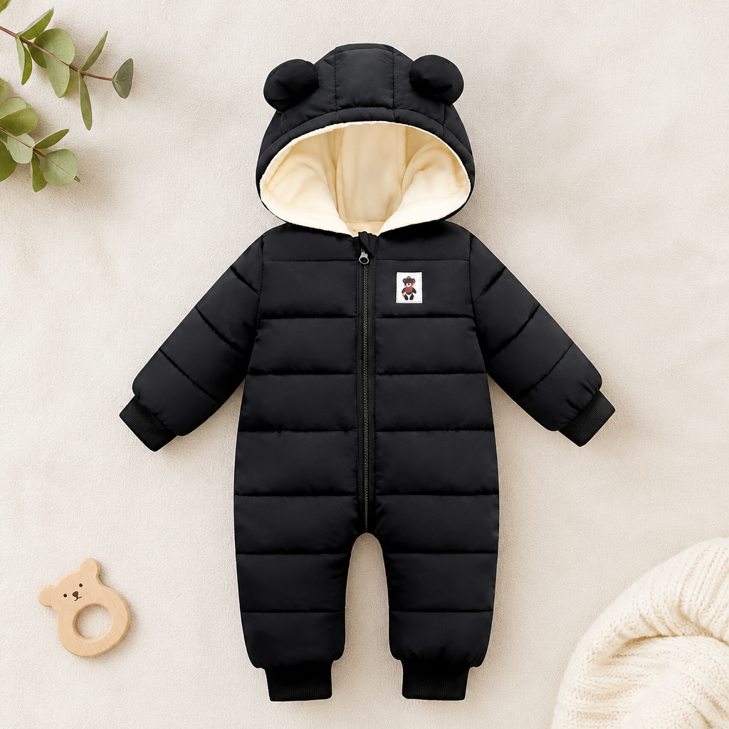 Cute Baby Boys Snowsuit New Born baby girls Winter Coat Toddler Clothes