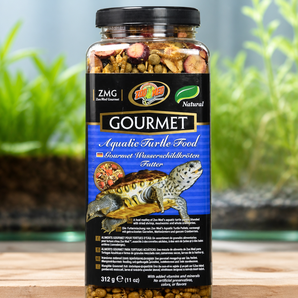 Zoo Med Gourmet Aquatic Turtle Food 11 oz - Pack of 2