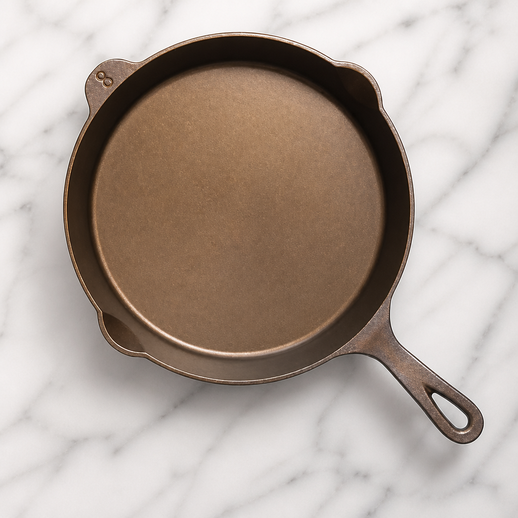 Lancaster Cast Iron Lightweight Cast Iron Skillet - 10.5” Pre-Seasoned Frying Pan Made in USA