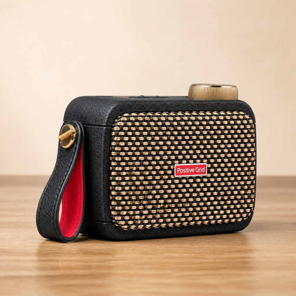 Positive Grid Spark GO 5W Ultra-Portable Smart Guitar Amp, Headphone Amp & Bluetooth Speaker with Smart App for Electric Guitar, Acoustic or Bass