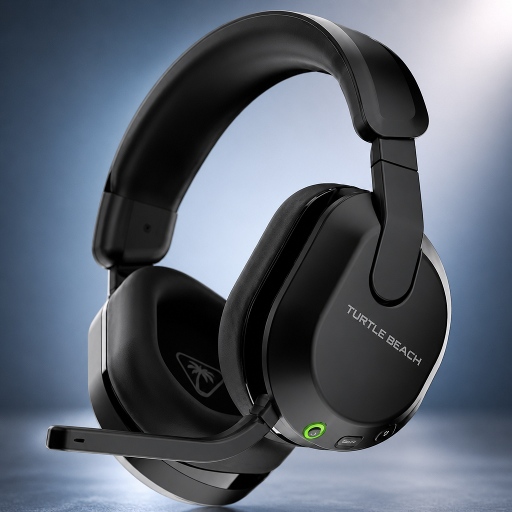 Turtle Beach Stealth 600 Wireless Multiplatform Gaming Headset for PS5 & PC | PlayStation, PS4, Bluetooth, 50mm Drivers, Rechargeable 80-Hr Battery, Noise-Cancelling Flip-to-Mute Mic, Memory Foam, Black