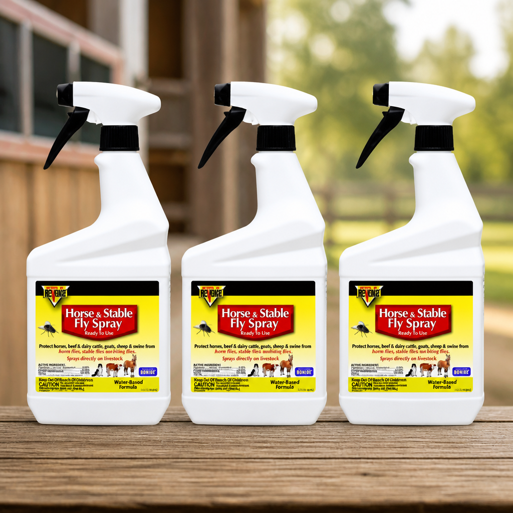 46172 Horse and Stable Fly Spray, Pack of 3