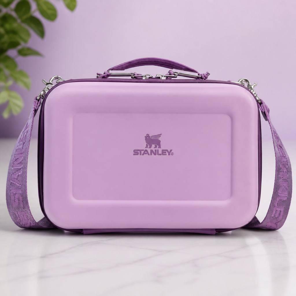 STANLEY All Day Mini Lunch Box | 4.2-quart | EVA Insulated Lunch Bag | Crush Resistant | Adjustable Strap | BPA-Free | Lilac