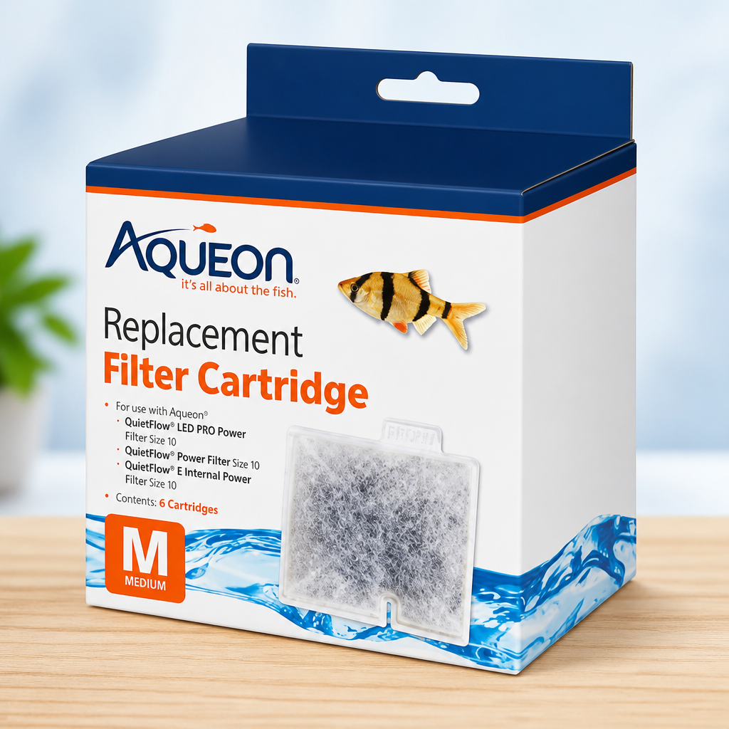 Aqueon Replacement Filter Cartridges Medium - 6 pack