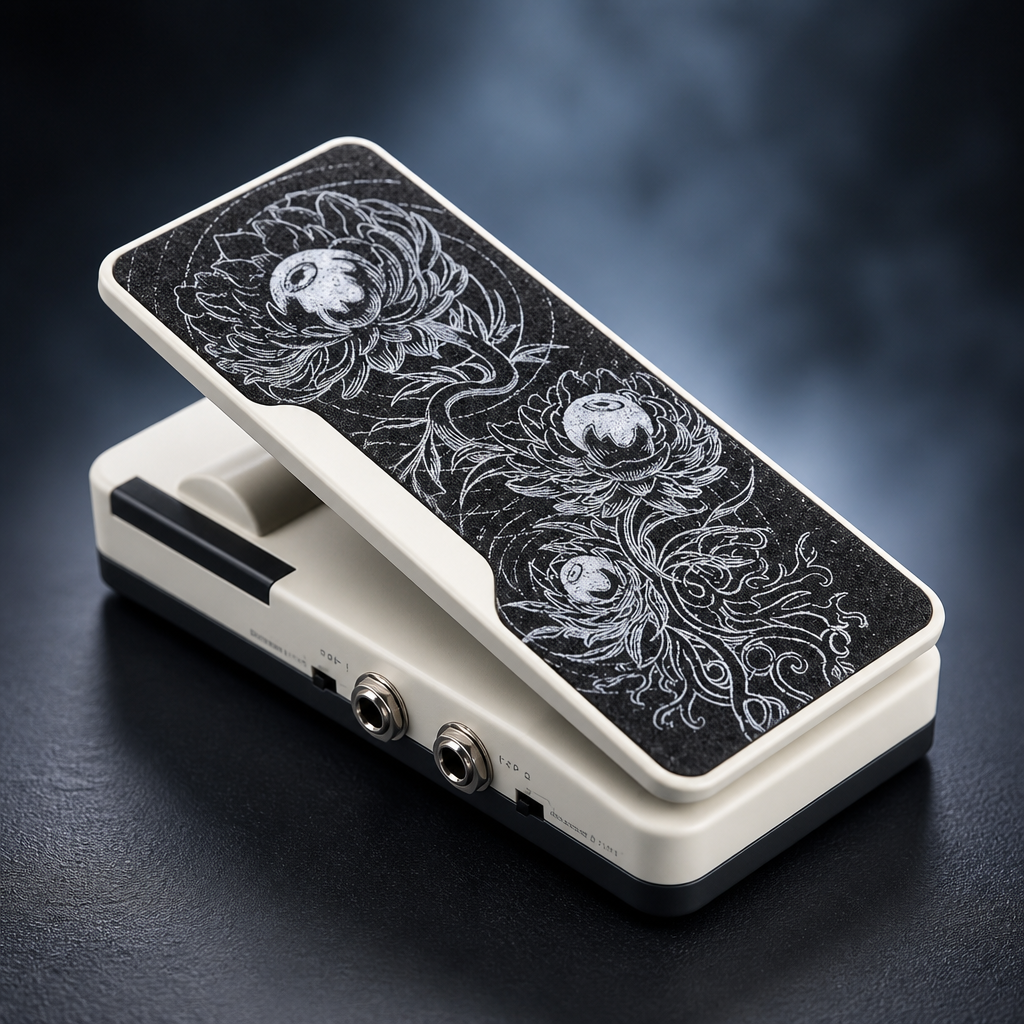 Mantra Dual Expression Pedal, Klowra x Hotone, Passive EXP with 2 Independent Outputs, Adjustable Polarity, Wide Compatibility for Guitar Pedals, Amps, Multi-Effects, MIDI Controllers