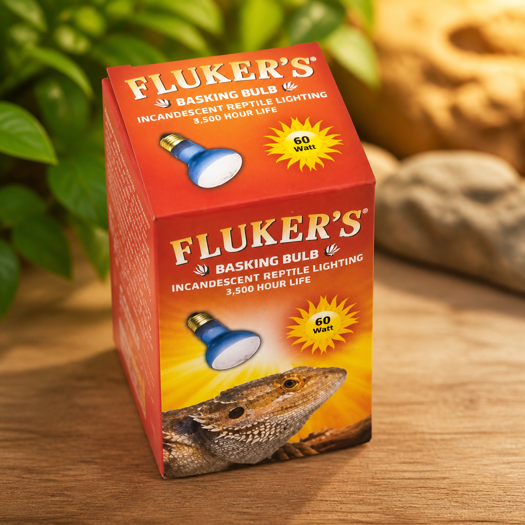 Fluker's Basking Spotlight Bulbs for Reptiles Black, 60 Watts