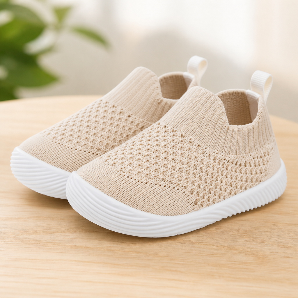 MORENDL Baby Toddler Walking Socks Non-Slip Breathable Unisex Casual Sneakers