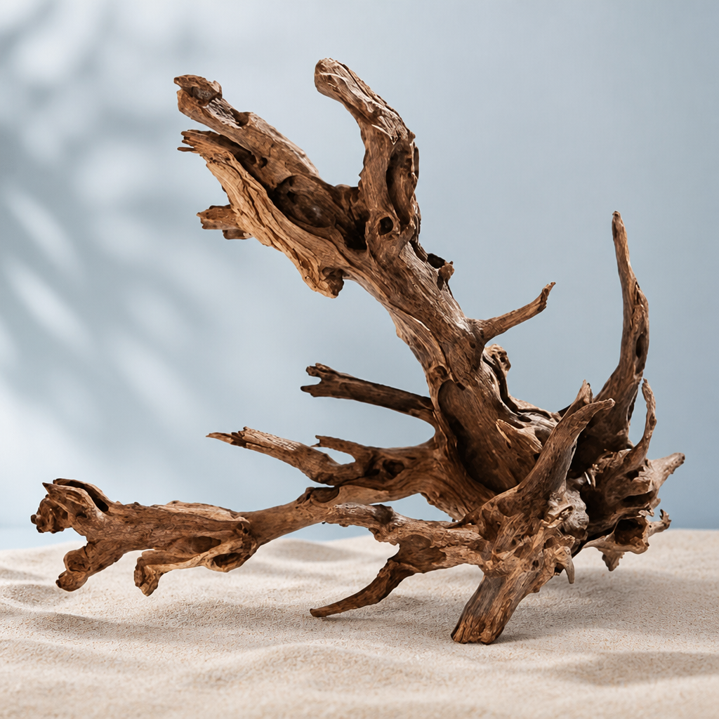 majoywoo Natural Large Driftwood for Aquarium Decor Reptile Decor 13-17" Long, Over 1.3 lbs