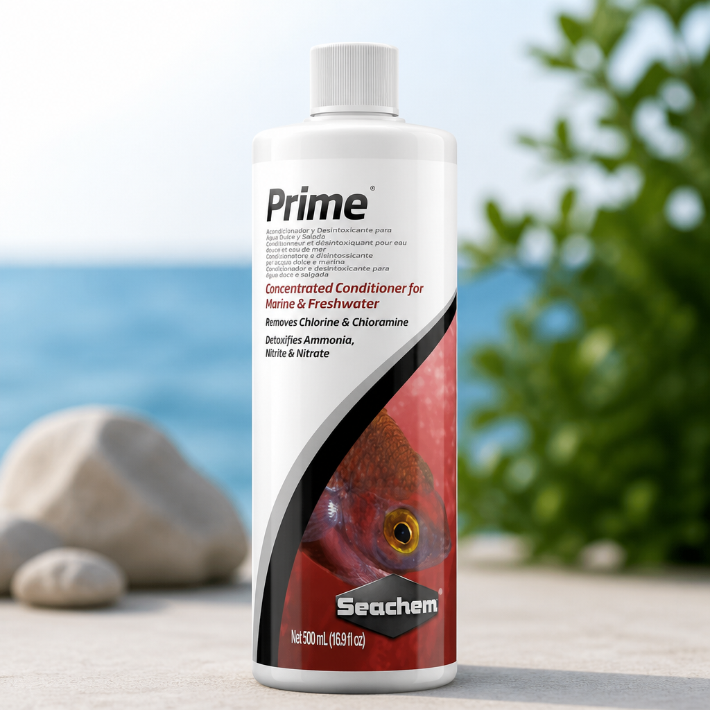 Seachem Prime Fresh and Saltwater Conditioner - Chemical Remover and Detoxifier 500 ml