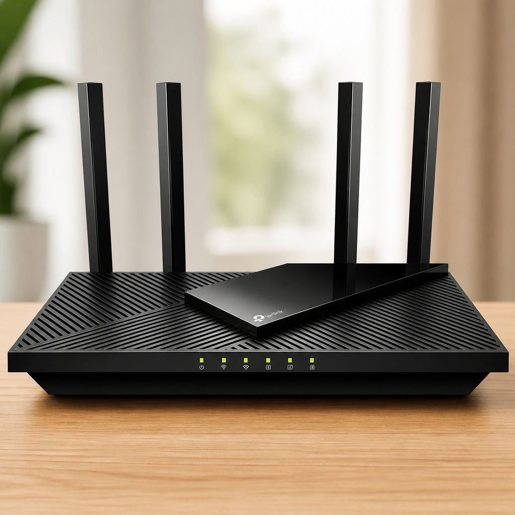 TP-Link AX1800 WiFi 6 Router (Archer AX21 V5) – Dual Band Wireless Internet, Gigabit, Easy Mesh, Works with Alexa - A Certified for Humans Device, Free Expert Support