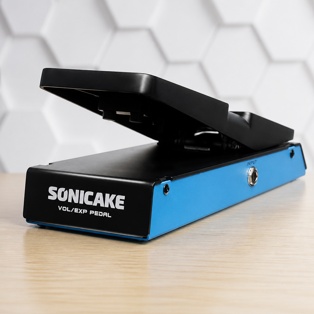 SONICAKE Volume Expression Pedal, Expression EXP & Passive Volume 2 in 1 Combo Guitar Effects Pedal, Full-size Pedal - FlipVol
