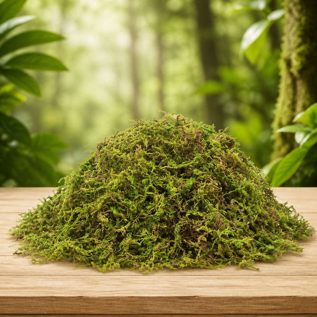 Riare 7OZ Natural Sphagnum Moss for Reptiles – 10QT Soft Forest Moss Reptile Bedding & Substrate for Tortoise, Hamsters, Snake, Leopard Gecko, Frog, Premium Live Moss for Tank, Terrarium