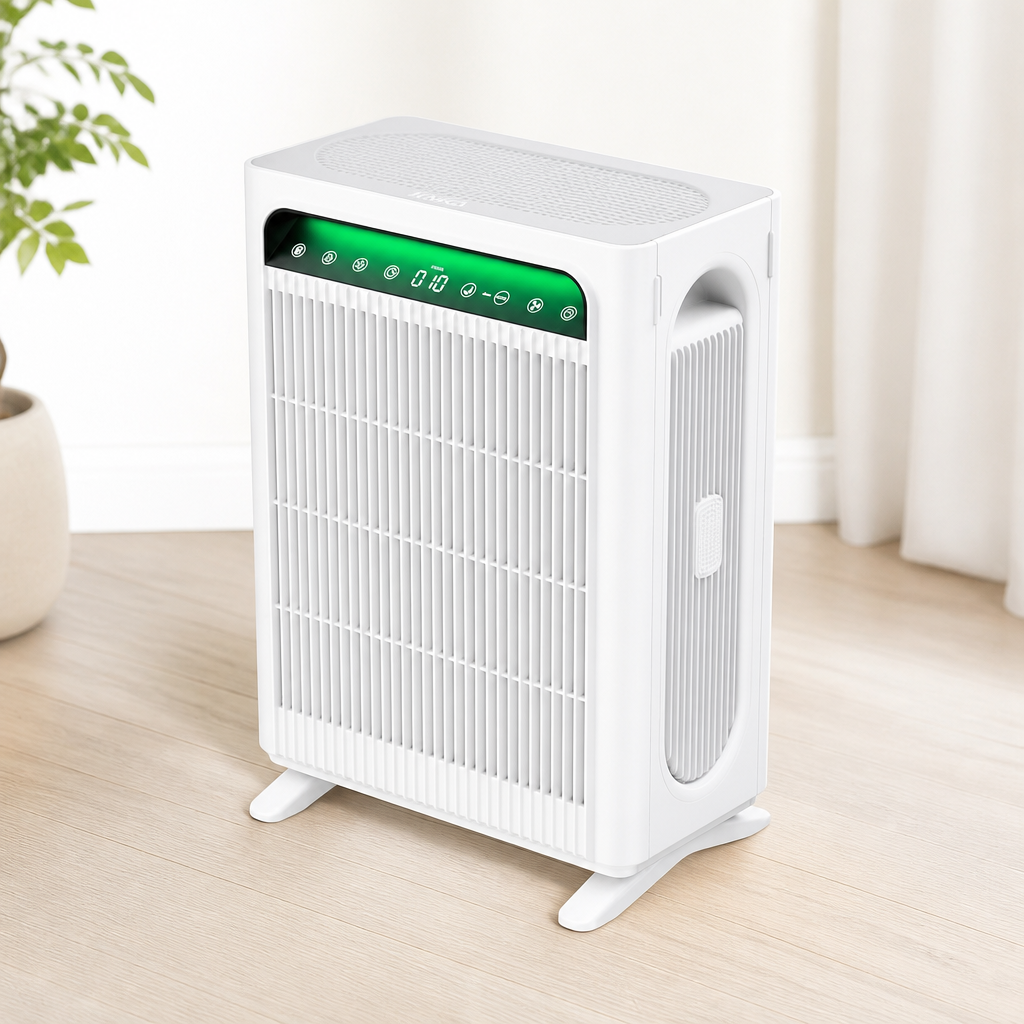 KNKA Air Purifier for Home Bedroom Large Room Up to 1,695 Ft² in 1 Hr, HEPA Sleep Mode Air Cleaner with Washable Pre-Filter, AHAM VERIFIDE, AQI Display, Pet Mode for Pets, Dust, Pollen, APH4000