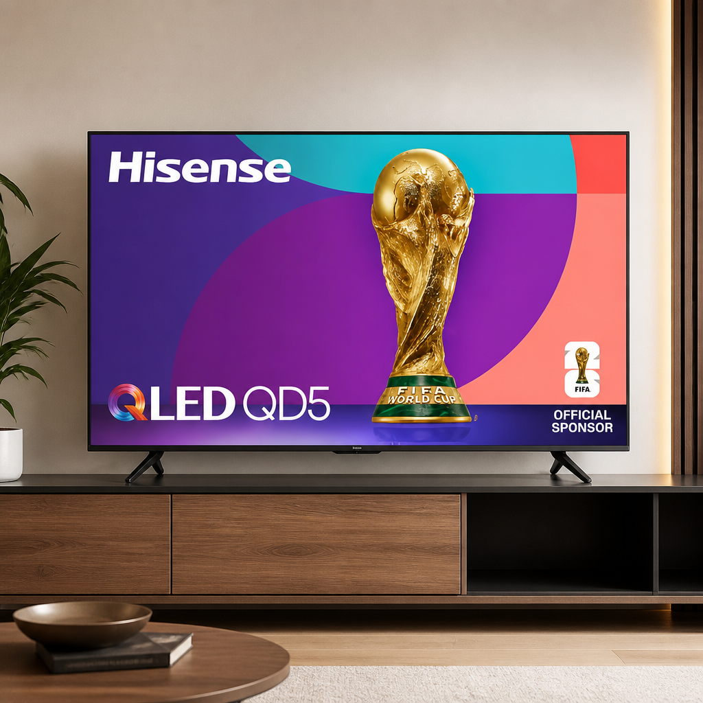 Hisense 98 Inch Class QD5 Series 4K UHD QLED Smart Google TV – Dolby Vision – HDR10 – 60Hz – Wi-Fi – Voice Remote – HDMI Cable + 12 Month CPS Warranty + Streaming Bundle