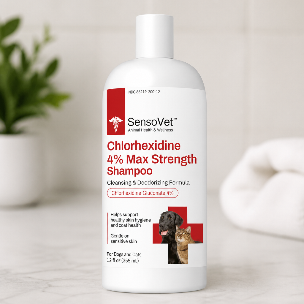 Chlorhexidine 4% Max Strength Shampoo for Dogs & Cats