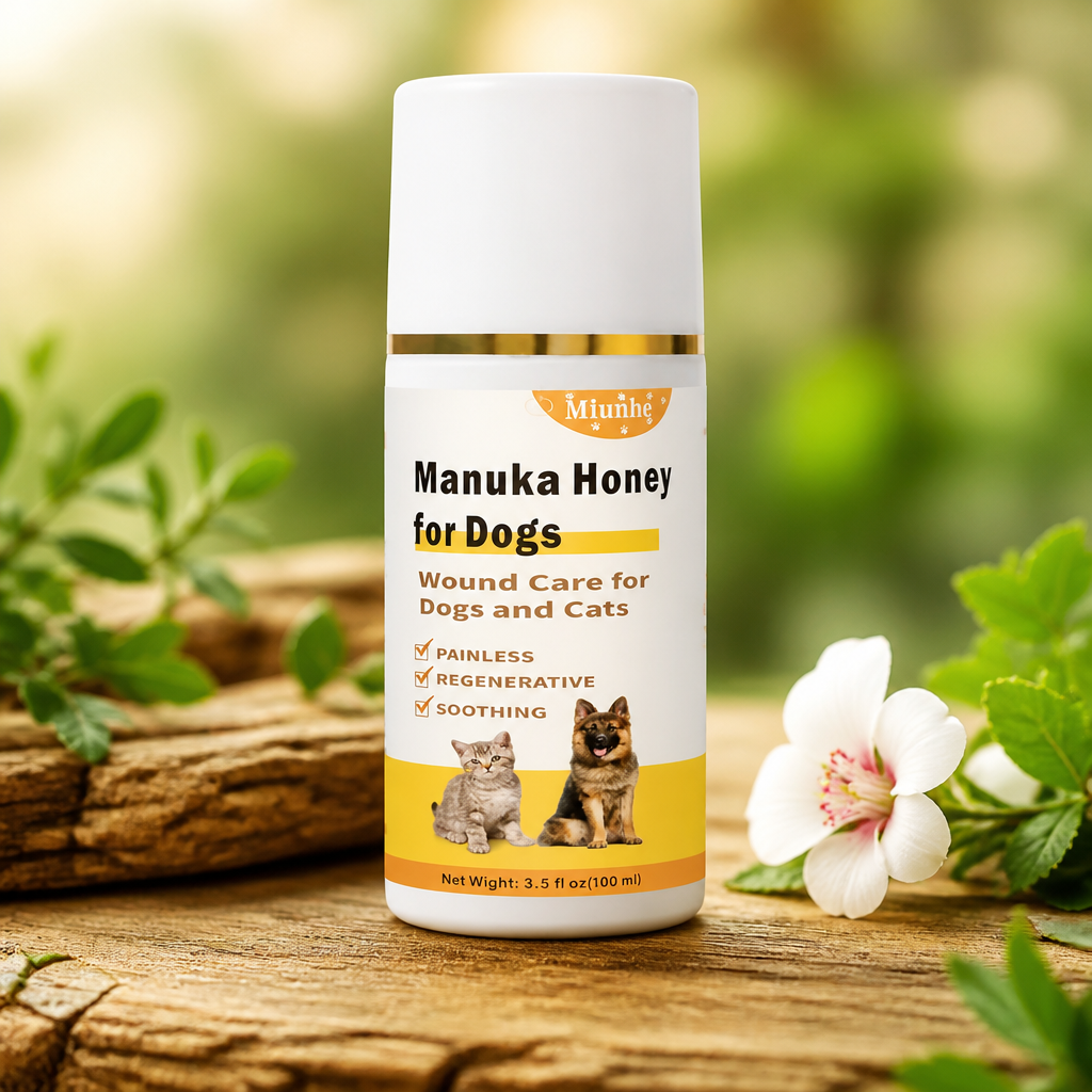 Manuka Honey for Dogs, Hot Spot & Rapid Wound Care, Accelerate Wound Healing, Soothes Itching & Inflammation, Supports Comfort – Manuka Honey Wound Care for Dogs, Cats, 3.5 oz