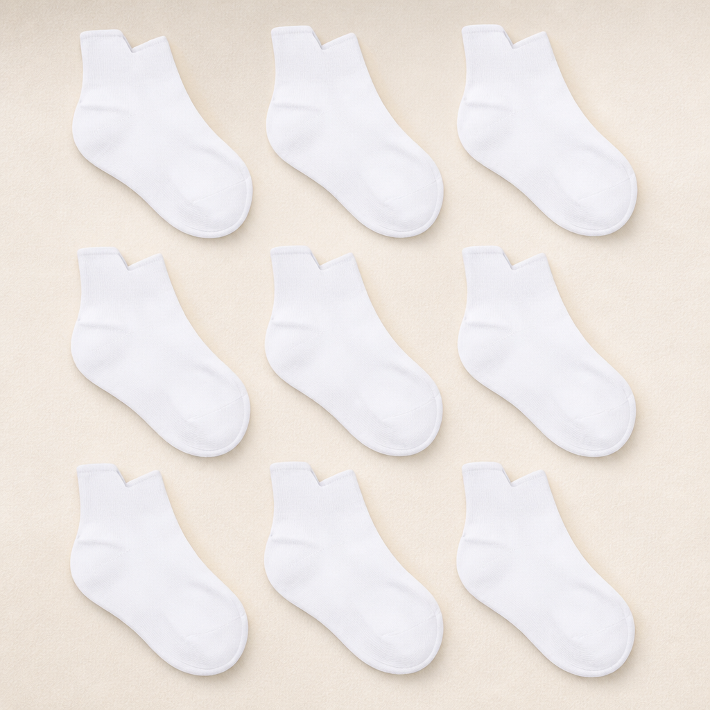 Zaples Baby Non Slip Grip Ankle Socks with Non Skid Soles for Infants Toddlers Kids Boys Girls