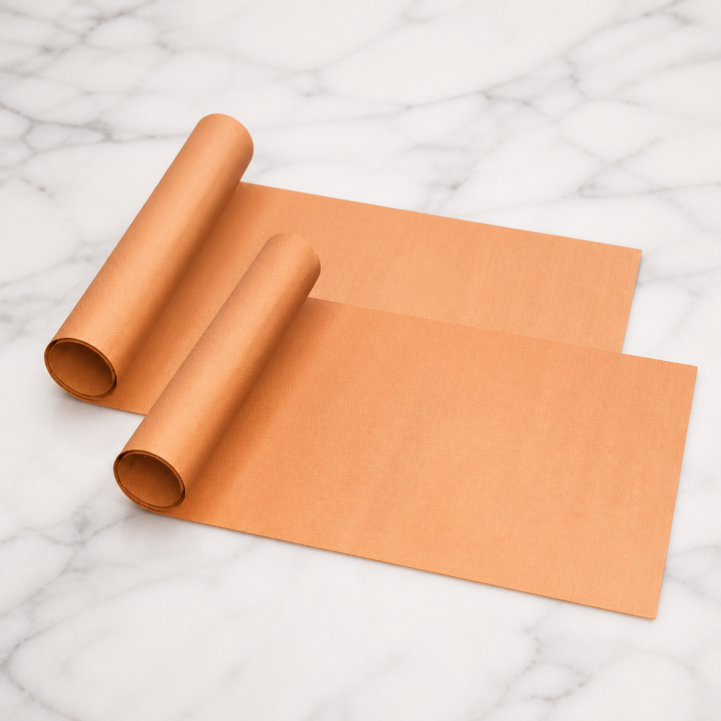 UBeesize 2 Pack Thickened Copper Oven Liners for Bottom of Oven BPA & PFOA Free, Reusable 16x24 Inch Heavy Duty Non Stick Teflon Oven Mats, Fit Electric Gas Toaster Convection Microwave Ovens Grills