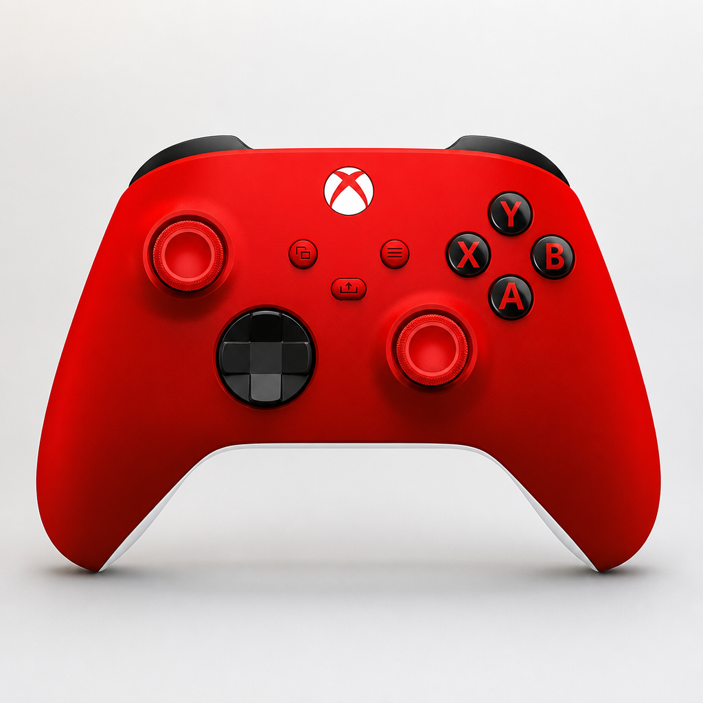 XBOX Wireless Gaming Controller | Pulse Red | Console, PC, & Cloud Devices | Textured Grip | Wireless, Bluetooth, USB-C Connectivity