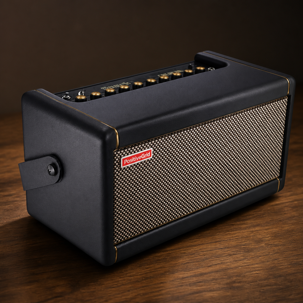 Positive Grid Spark 40-Watt Combo Practice Guitar Amplifier Electric Bass and Acoustic Guitar Amp with Spark Mobile App