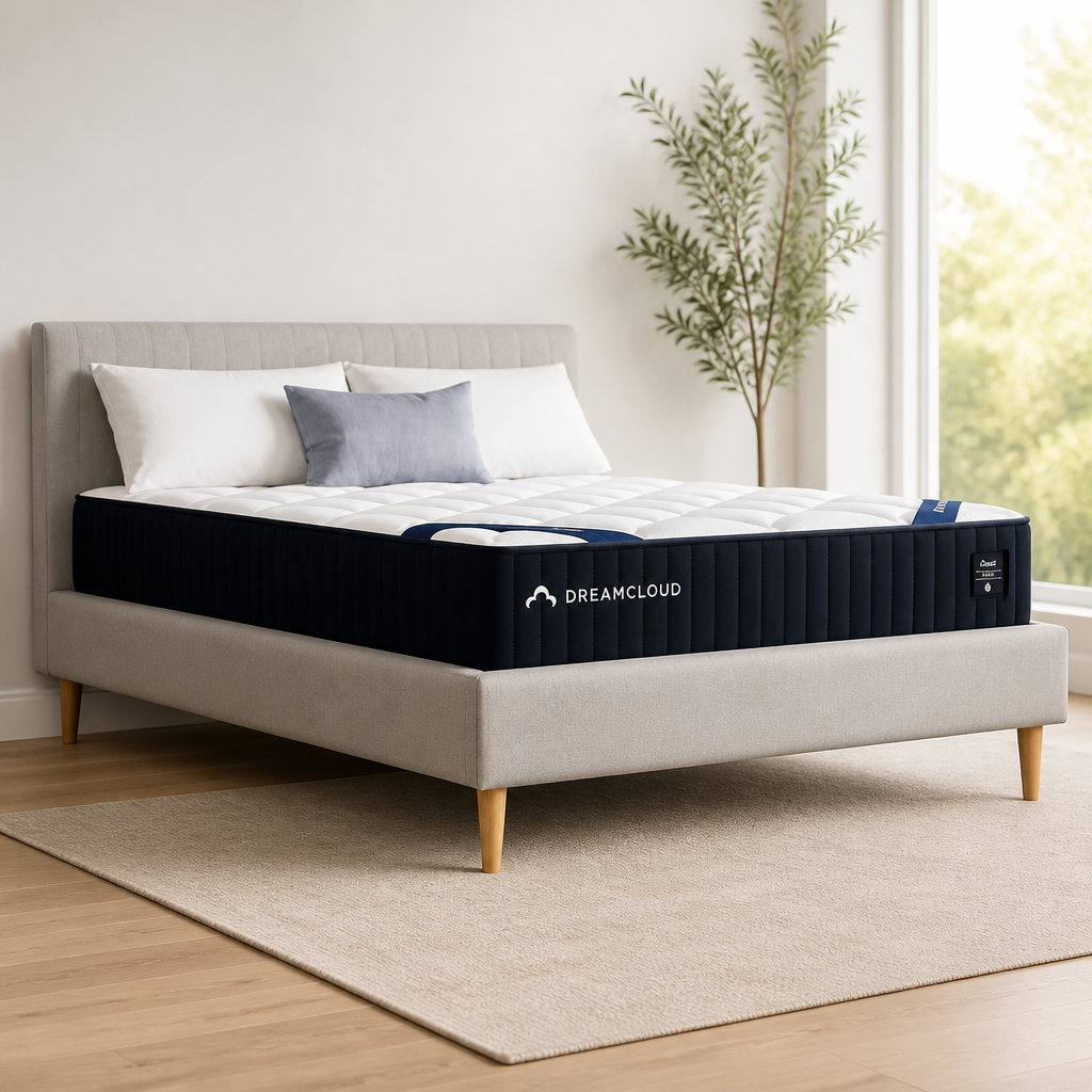 DreamCloud Classic 12" Full Mattress - Luxury Hybrid Gel Memory Foam - 365 Night Trial - Back Pain Relief - Fiberglass Free - Forever Warranty - Mattress in a Box - CertiPUR-US Certified