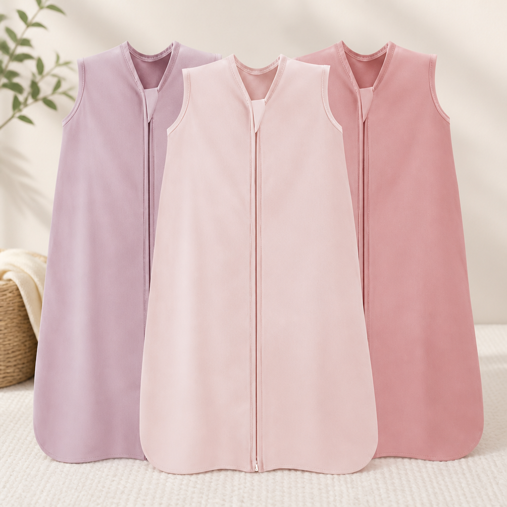 Baby Sleep Sack 0-6 Months,100% Cotton TOG 0.5 Wearable Blanket for Newborn and Infant, 3 Pack 2-Way Zipper Lightweight Sleeping Bags for Toddler